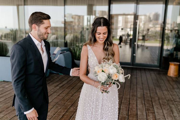 החתונה של לין וחן (צילום: רן ברגמן)