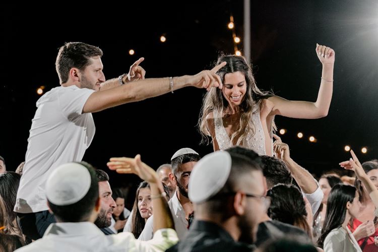 החתונה של לין וחן (צילום: רן ברגמן)