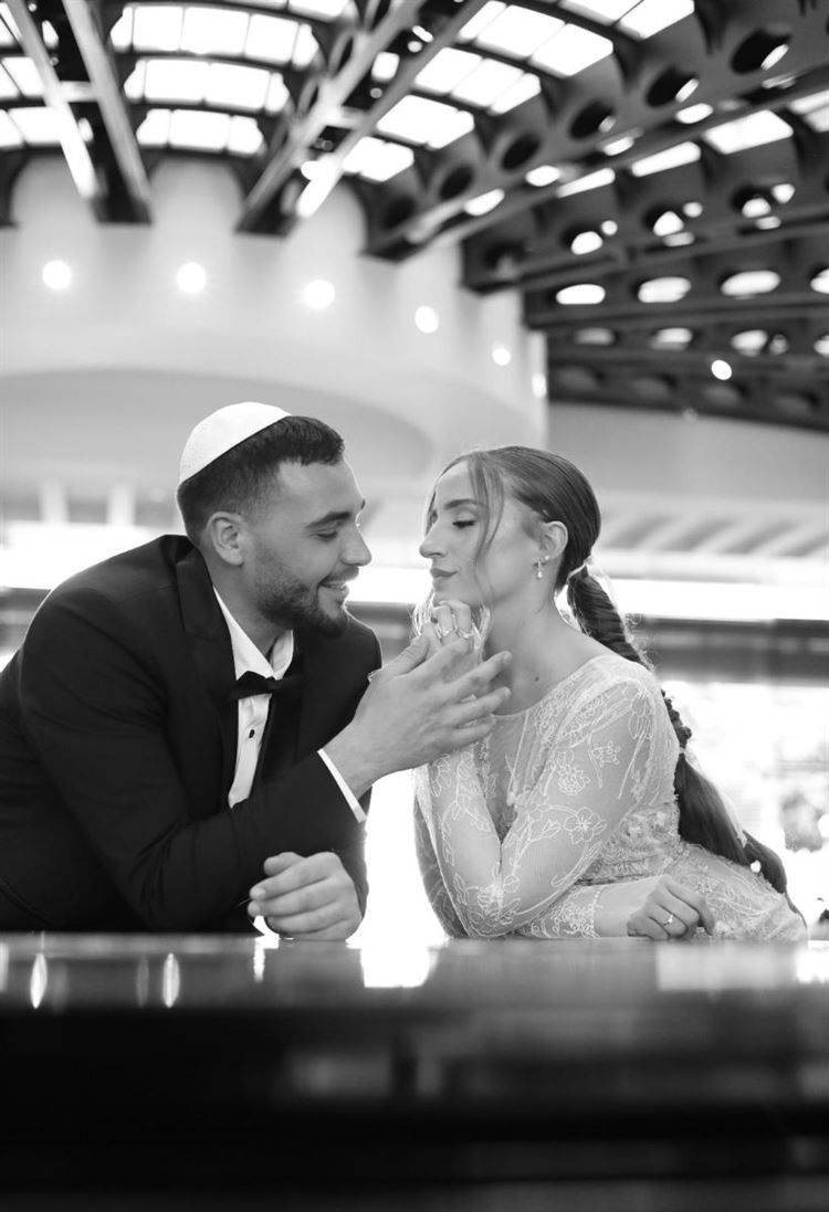 הזוג המהמם יאנה ושמעון (צילום: פיני קריספל)