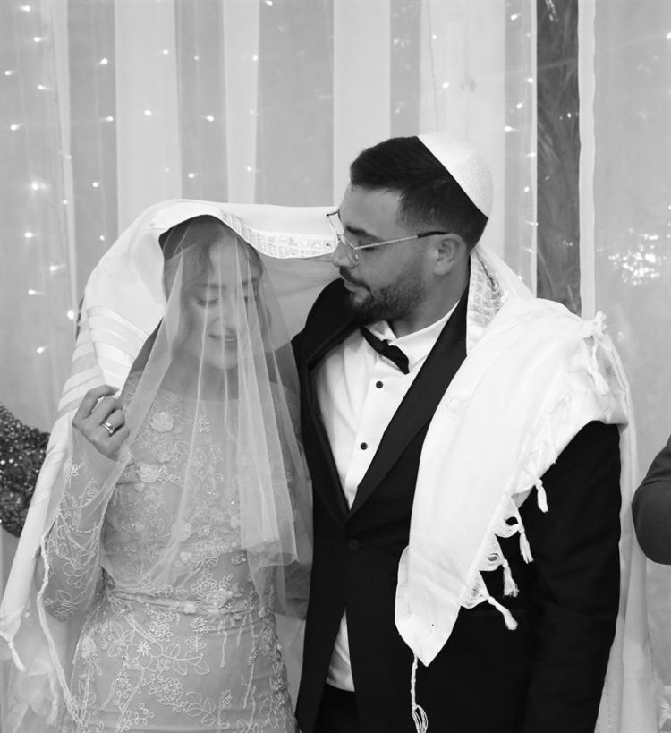 החתונה של יאנה ושמעון (צילום: פיני קריספל)