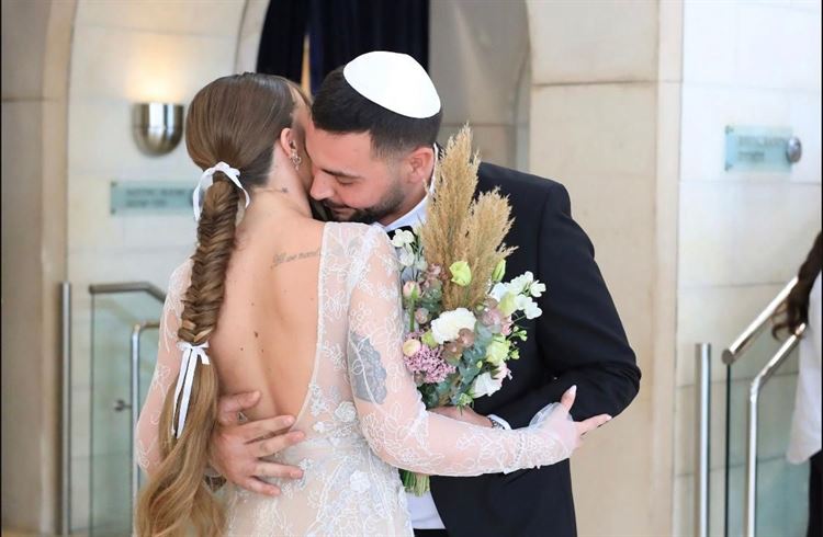 החתונה של יאנה ושמעון (צילום: פיני קריספל)
