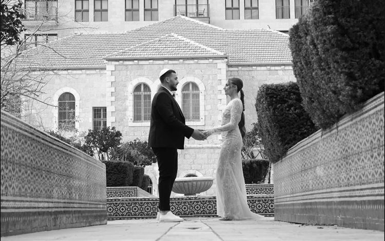 החתונה של יאנה ושמעון (צילום: פיני קריספל)