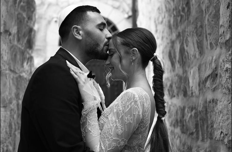החתונה של יאנה ושמעון (צילום: פיני קריספל)