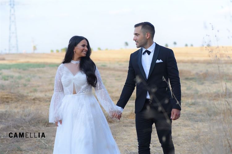 החתונה של לישי ובר (צילום: קמליה)