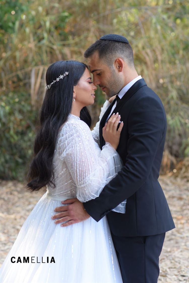 החתונה של לישי ובר (צילום: קמליה)