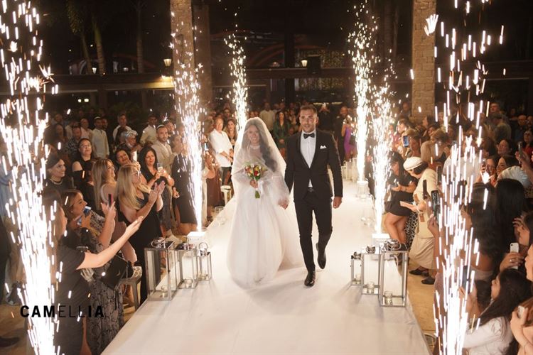 החופה באולמי טרויה, החתונה של לישי ובר (צילום: קמליה)