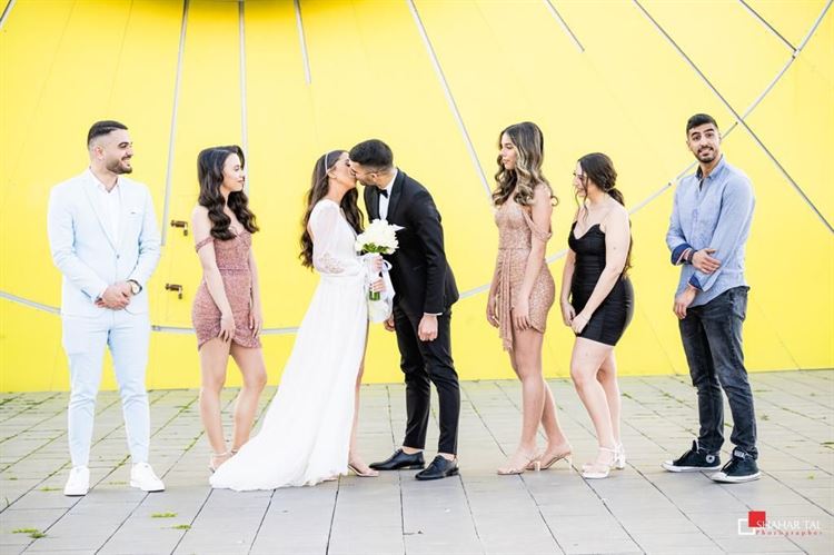 החתונה של יובל ונועם ברדא (צילום: שחר טל)