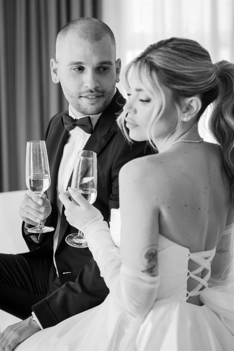 הזוג המאוהב מאיה ושי מאירוביץ' (צילום: חיים אפריאט)