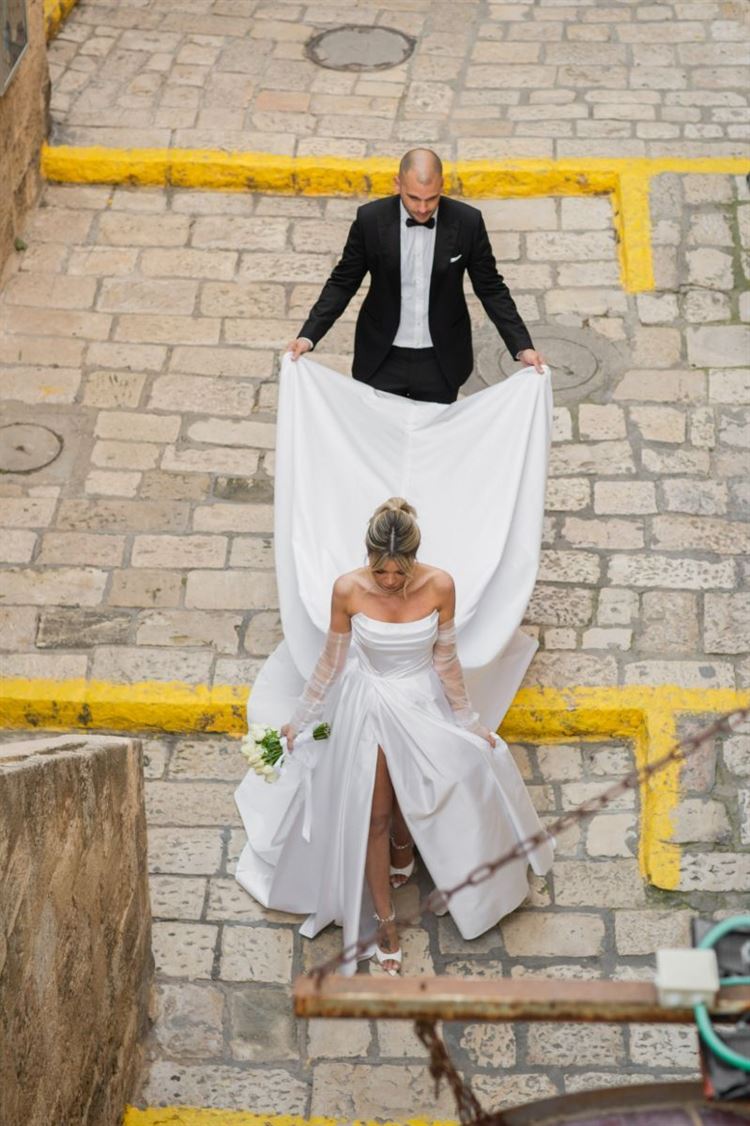 החתונה של מאיה ושי מאירוביץ' (צילום: חיים אפריאט)