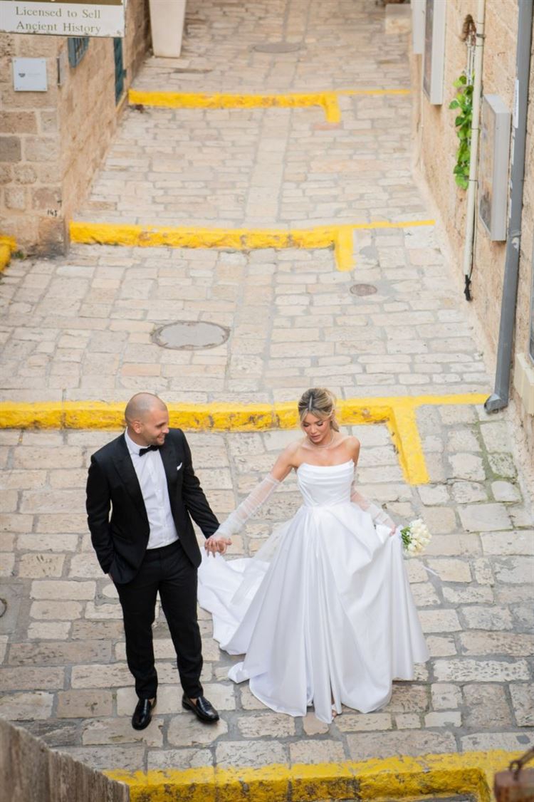 החתונה של מאיה ושי מאירוביץ' (צילום: חיים אפריאט)