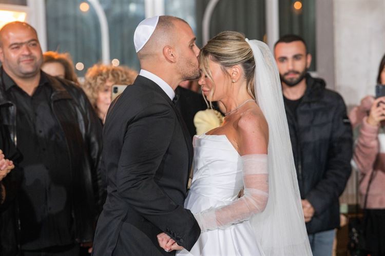 החתונה של מאיה ושי מאירוביץ' (צילום: חיים אפריאט)