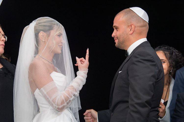 החתונה של מאיה ושי מאירוביץ' (צילום: חיים אפריאט)