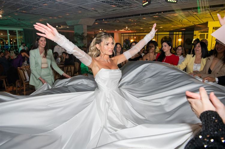 החתונה של מאיה ושי מאירוביץ' (צילום: חיים אפריאט)