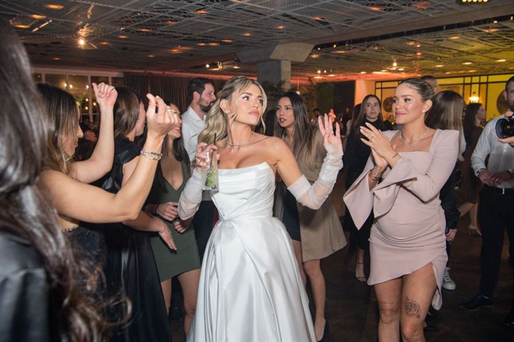 החתונה של מאיה ושי מאירוביץ' (צילום: חיים אפריאט)