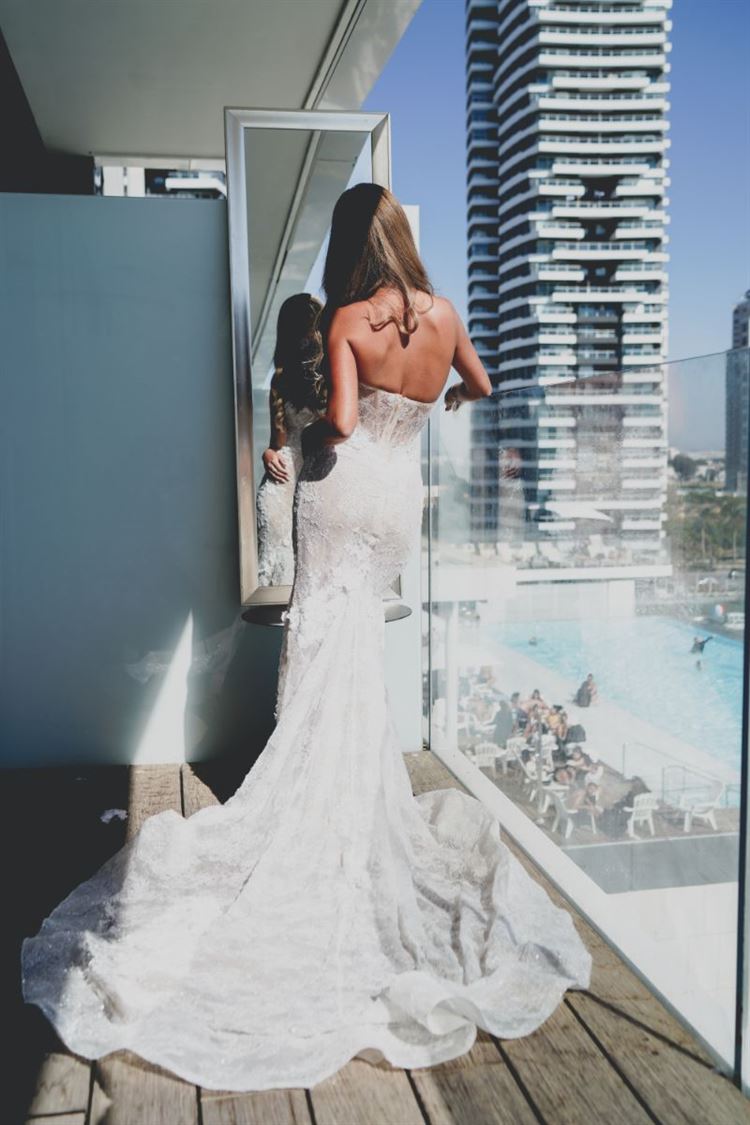 החתונה של בר וגל כנפי (צילום: רון קובי)