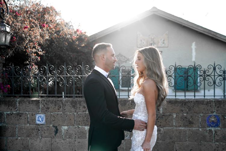 החתונה של בר וגל כנפי (צילום: רון קובי)