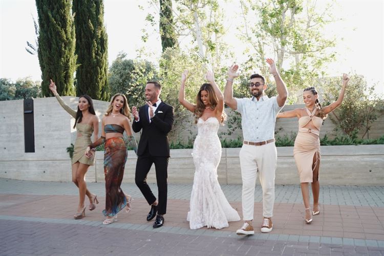 החתונה של בר וגל כנפי (צילום: רון קובי)