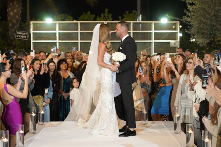 החתונה של בר וגל כנפי (צילום: רון קובי)