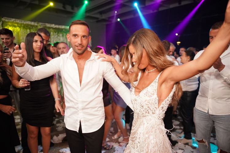 החתונה של בר וגל כנפי (צילום: רון קובי)