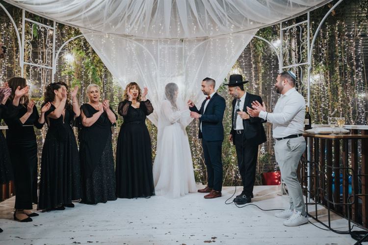 החתונה של נוי ושחר (צילום: ידין חסון)