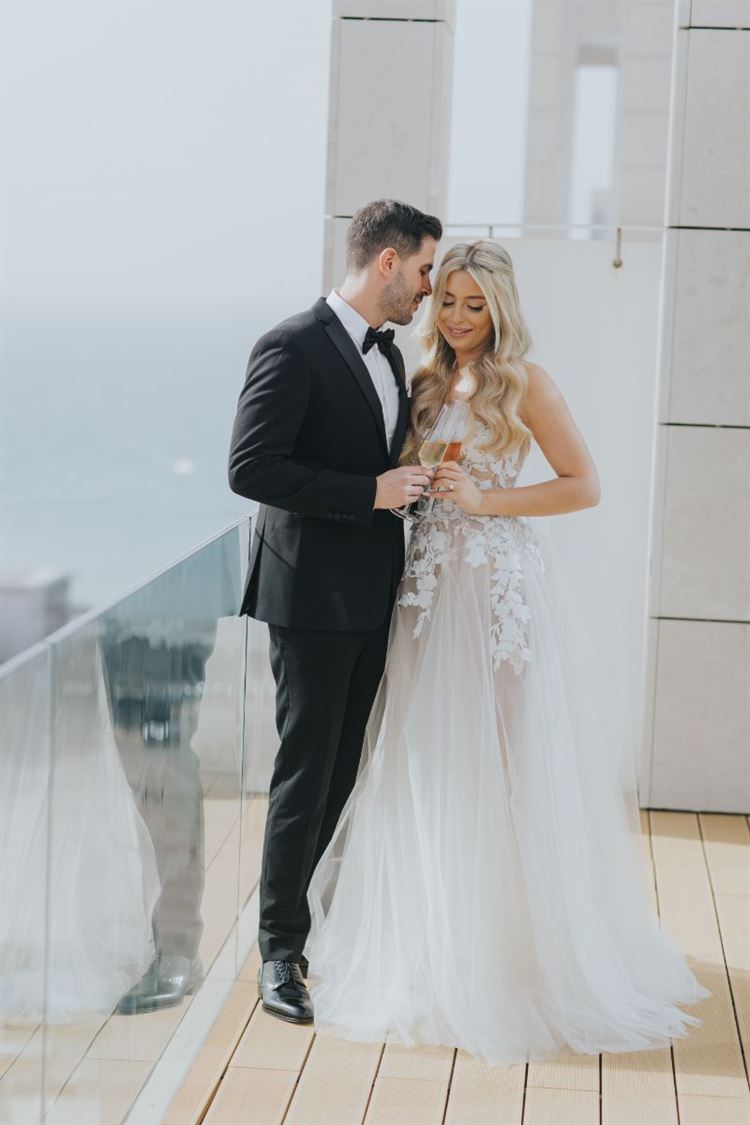 החתונה של חן אברג'יל וליאור מלכימן (צילום: עידן חסון)