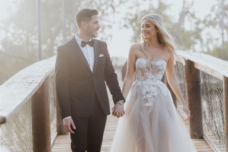 החתונה של חן אברג'יל וליאור מלכימן (צילום: עידן חסון)