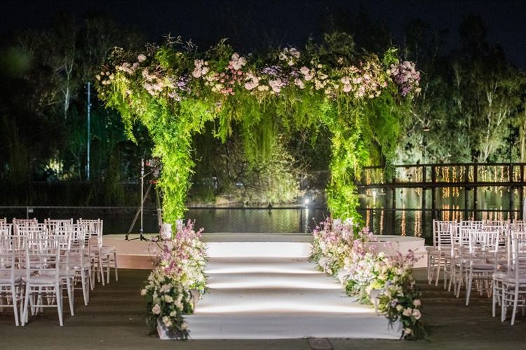 גן האירועים חוות רונית, החתונה של ירדן ממרוד (צילום: חיים אפריאט)