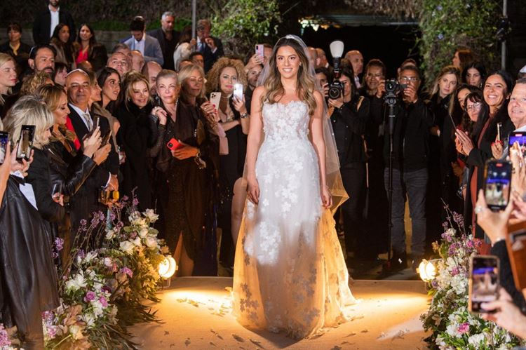 החתונה של ירדן ממרוד ודקל מרקוביץ' (צילום: חיים אפריאט)