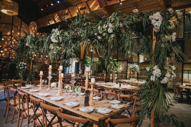 עיצוב אולם האירועים קאי. בורדו עיצובים (צילום: עידן חסון)