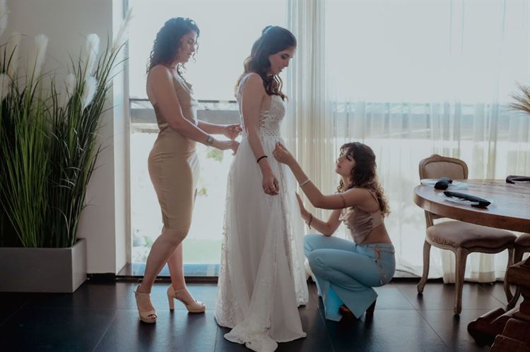 החתונה של מור ונדב גרין (צילום: לירון ברקוביץ' | פפראצי)