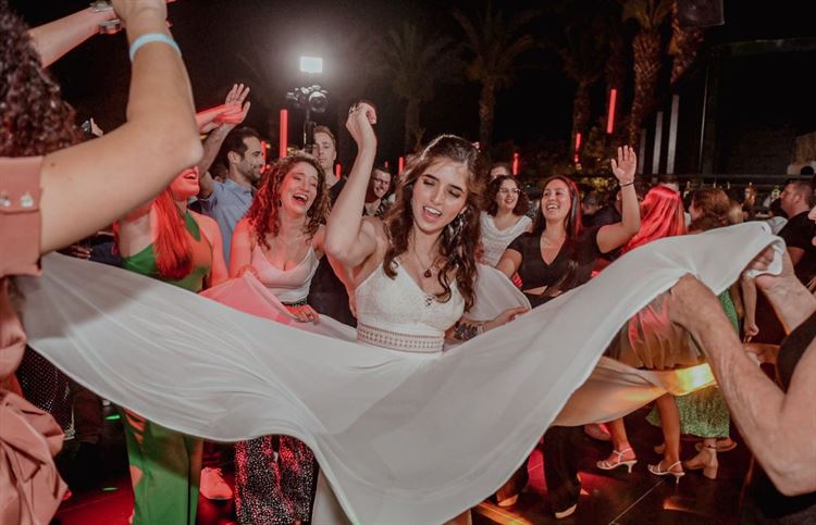 החתונה של מור ונדב גרין (צילום: לירון ברקוביץ' | פפראצי)