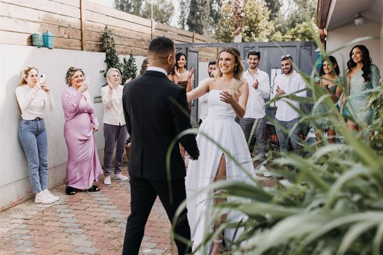 החתונה של יוליה ויקיר פרץ (צילום: תום סיימון)