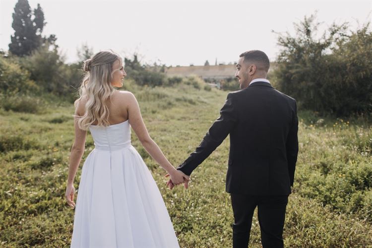 החתונה של יוליה ויקיר פרץ (צילום: תום סיימון)