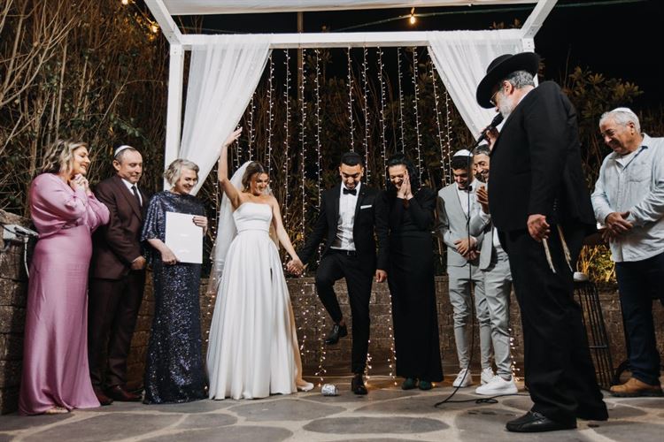 החתונה של יוליה ויקיר פרץ (צילום: תום סיימון)