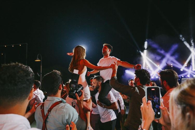 החתונה של רוני ורום גבאי (צילום: עידן חסון)