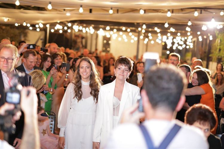 החתונה של דנה וקנדל (צילום: חגי גלילי)