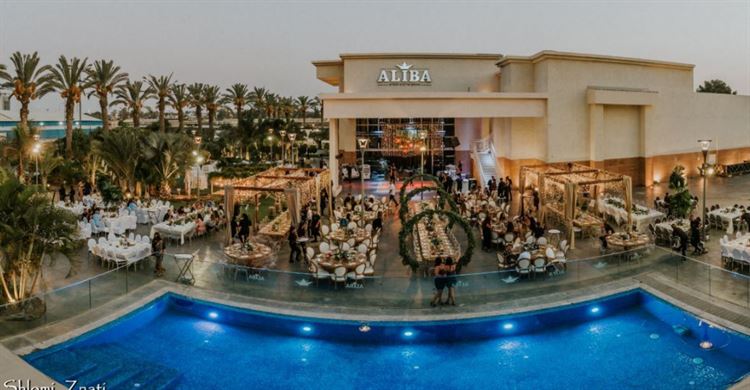 הצצה: הבריכה של מתחם האירועים 'אליבא' (צילום: יחצ אליבא)