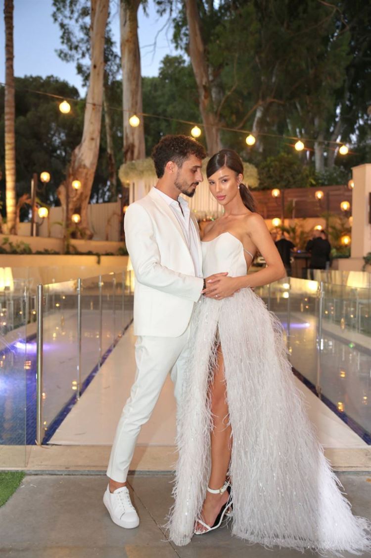 החתונה של אמילי גומברג וליאון לוי (צילום: אור גפן)