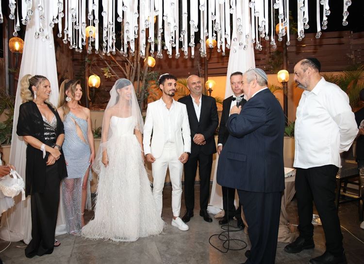 החתונה של אמילי גומברג וליאון לוי (צילום: אייל קרול)