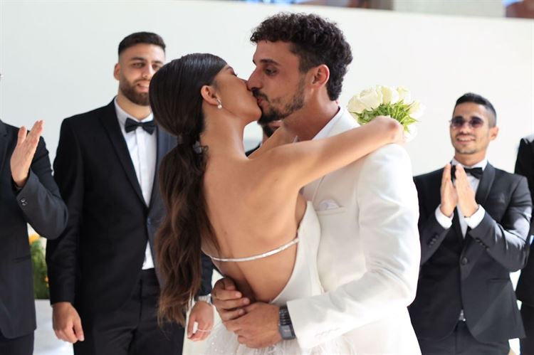 החתונה של אמילי גומברג וליאון לוי (צילום: אייל קרול)