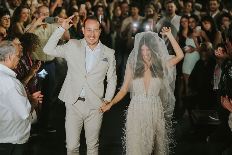 החתונה של עדן ושקד (צילום: רובי אהרון)