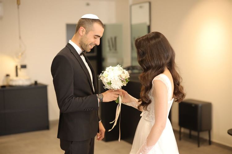 החתונה של יובל אהרון ומתן זאווי (צילום: לוי אגרונוב)