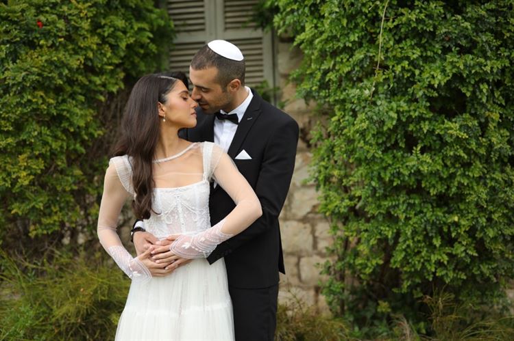 החתונה של יובל אהרון ומתן זאווי (צילום: לוי אגרונוב)