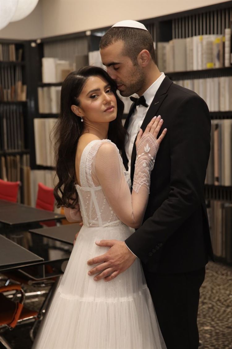 החתונה של יובל אהרון ומתן זאווי (צילום: לוי אגרונוב)