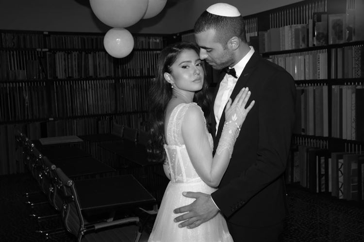 החתונה של יובל אהרון ומתן זאווי (צילום: לוי אגרונוב)