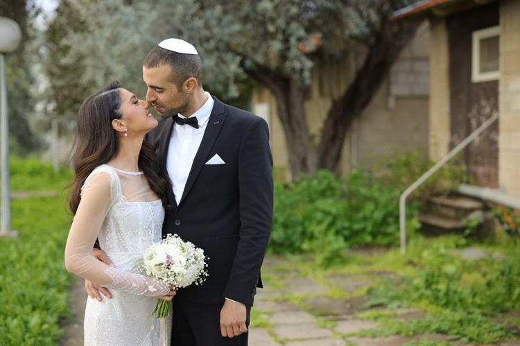 החתונה של יובל אהרון ומתן זאווי (צילום: לוי אגרונוב)
