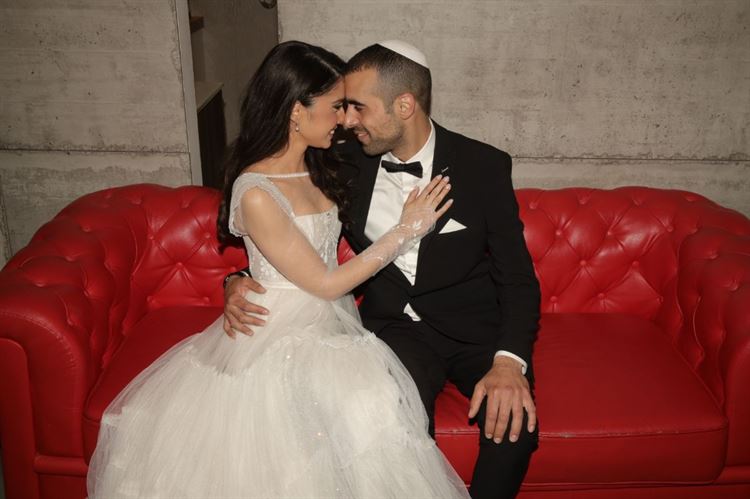 החתונה של יובל אהרון ומתן זאווי (צילום: לוי אגרונוב)