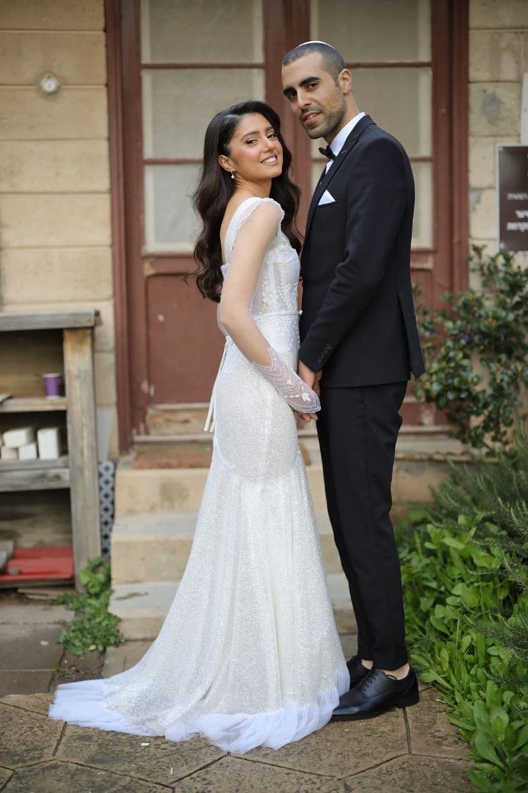 החתונה של יובל אהרון ומתן זאווי (צילום: לוי אגרונוב)