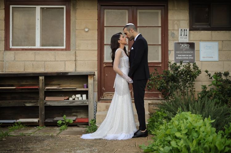 החתונה של יובל אהרון ומתן זאווי (צילום: לוי אגרונוב)