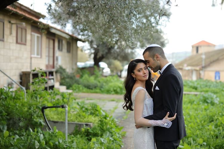 החתונה של יובל אהרון ומתן זאווי (צילום: לוי אגרונוב)